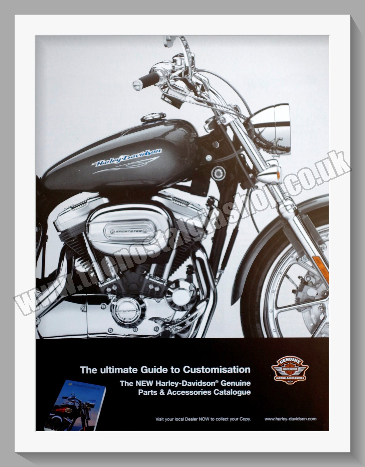 Harley Davidson Motorcycles. Original Advert 2005 (ref AD58432)