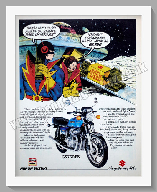 Suzuki GS 750EN. Original advert 1979 (ref AD58795)