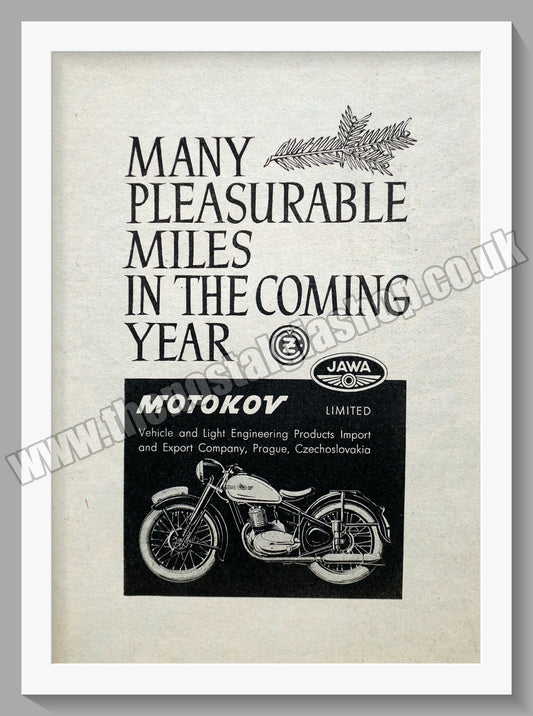 Jawa CZ Motorcycles for 1951. Original advert (ref AD58848)