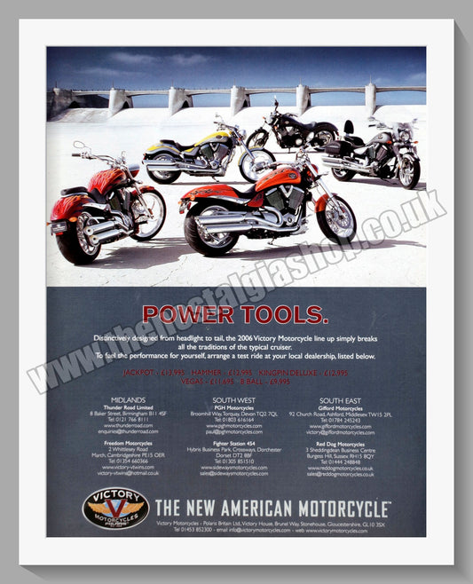 Victory Motorcycles. Original Advert 2006 (ref AD58962)