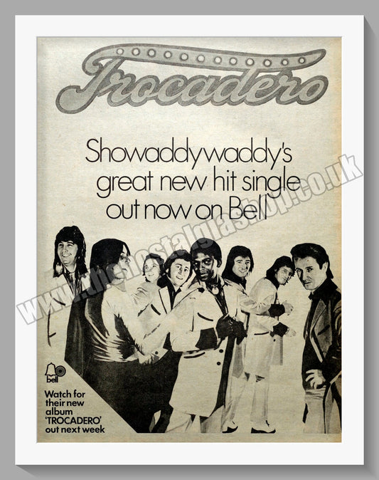 Showaddy Waddy Trocadero.  Original Advert 1976 (ref AD14853)