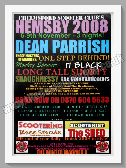 Hemsby Scooter Rally 2008. Original Advert (ref AD60024)