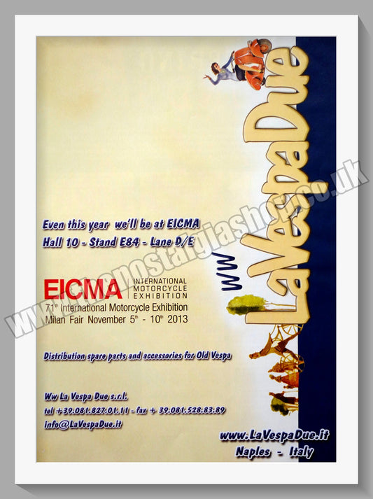 Eicma Motorcycle & Scooter Exhibition, Milan 2013. Original Advert (ref AD60064)