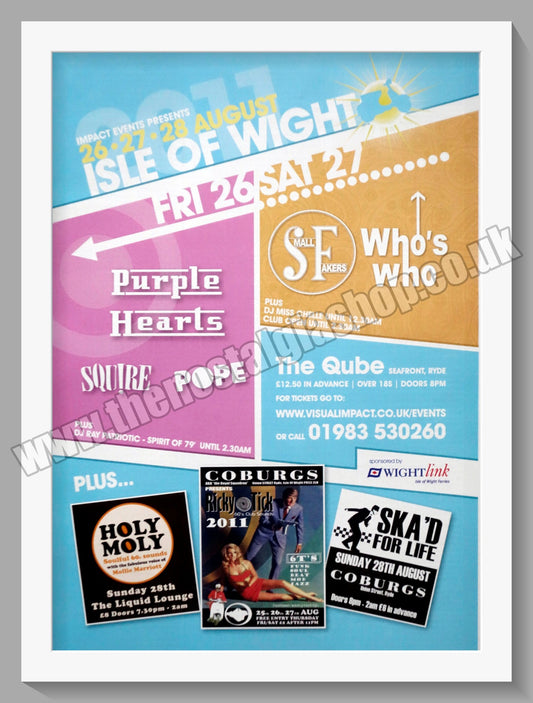 Isle Of Wight Scooter Festival. 2011. Original Advert (ref AD60167)