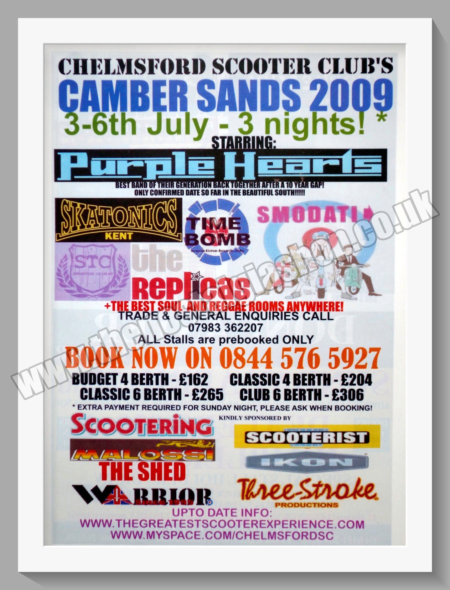 Camber Sands Scooter Rally 2009. Original Advert (ref AD60170)