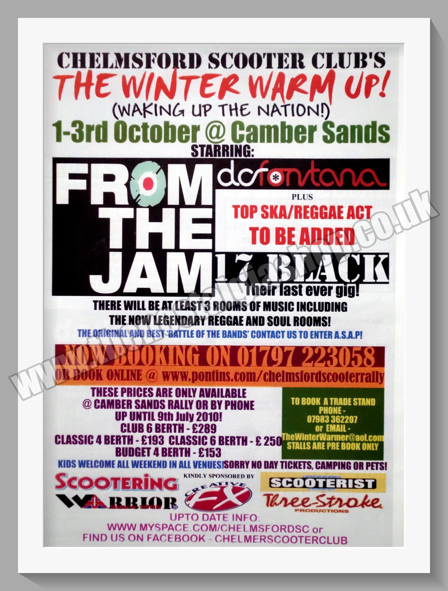 Winter Warmer Scooter Weekender 2010. Original Advert (ref AD60187)