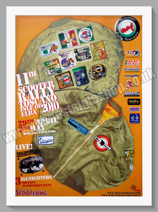 Toscano Scooter Rally 2010. Italy. Original Advert (ref AD60243)