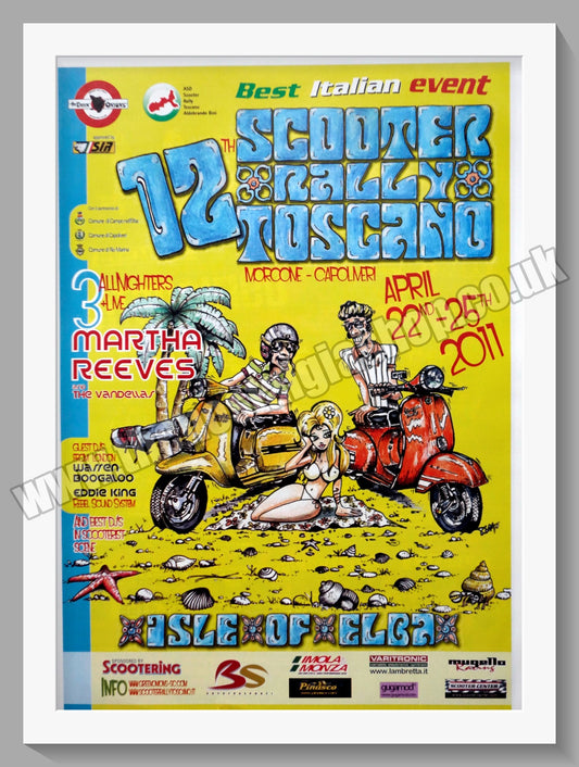 Toscano Scooter Rally 2011. Italy. Original Advert (ref AD60244)