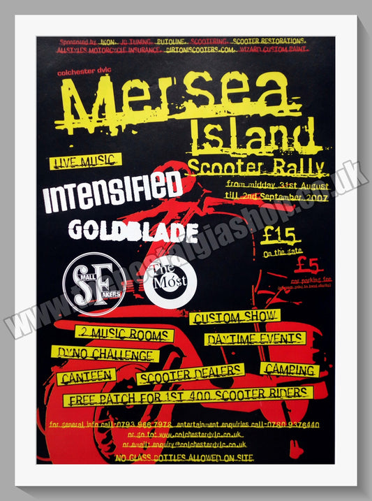 Mersea Island Scooter Rally 2007. Original Advert (ref AD60245)