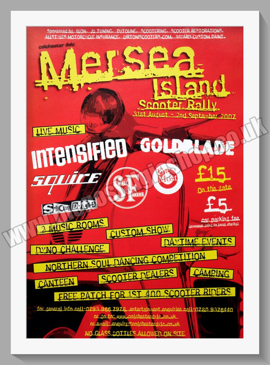Mersea Island Scooter Rally 2007. Original Advert (ref AD60246)