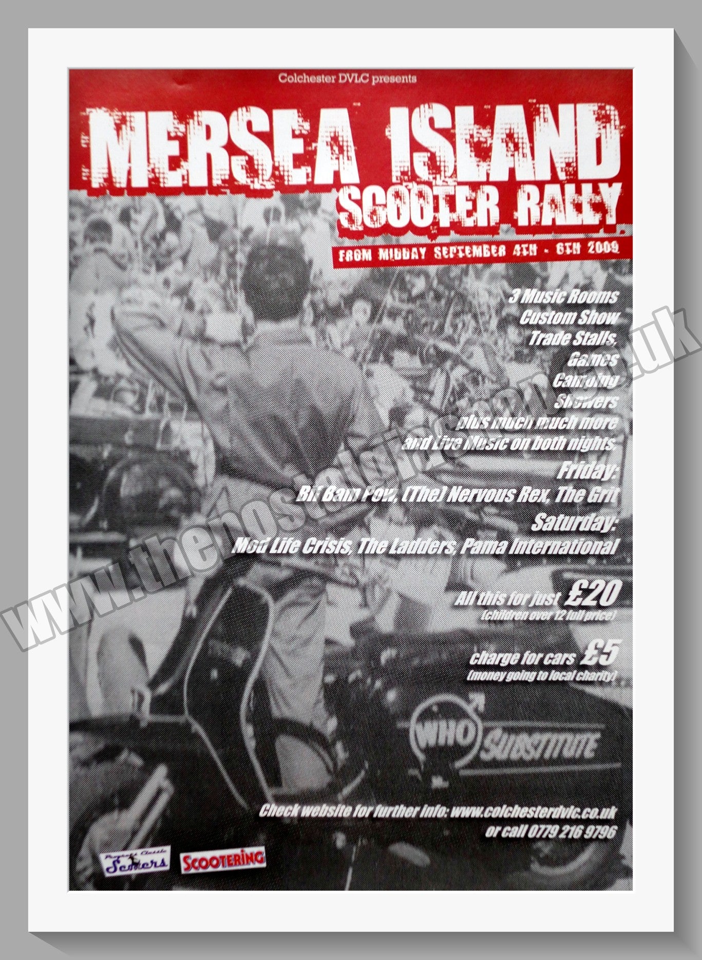 Mersea Island Scooter Rally 2009. Original Advert (ref AD60248)
