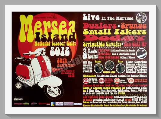 Mersea Island Scooter Rally 2012. Original Advert (ref AD60251)