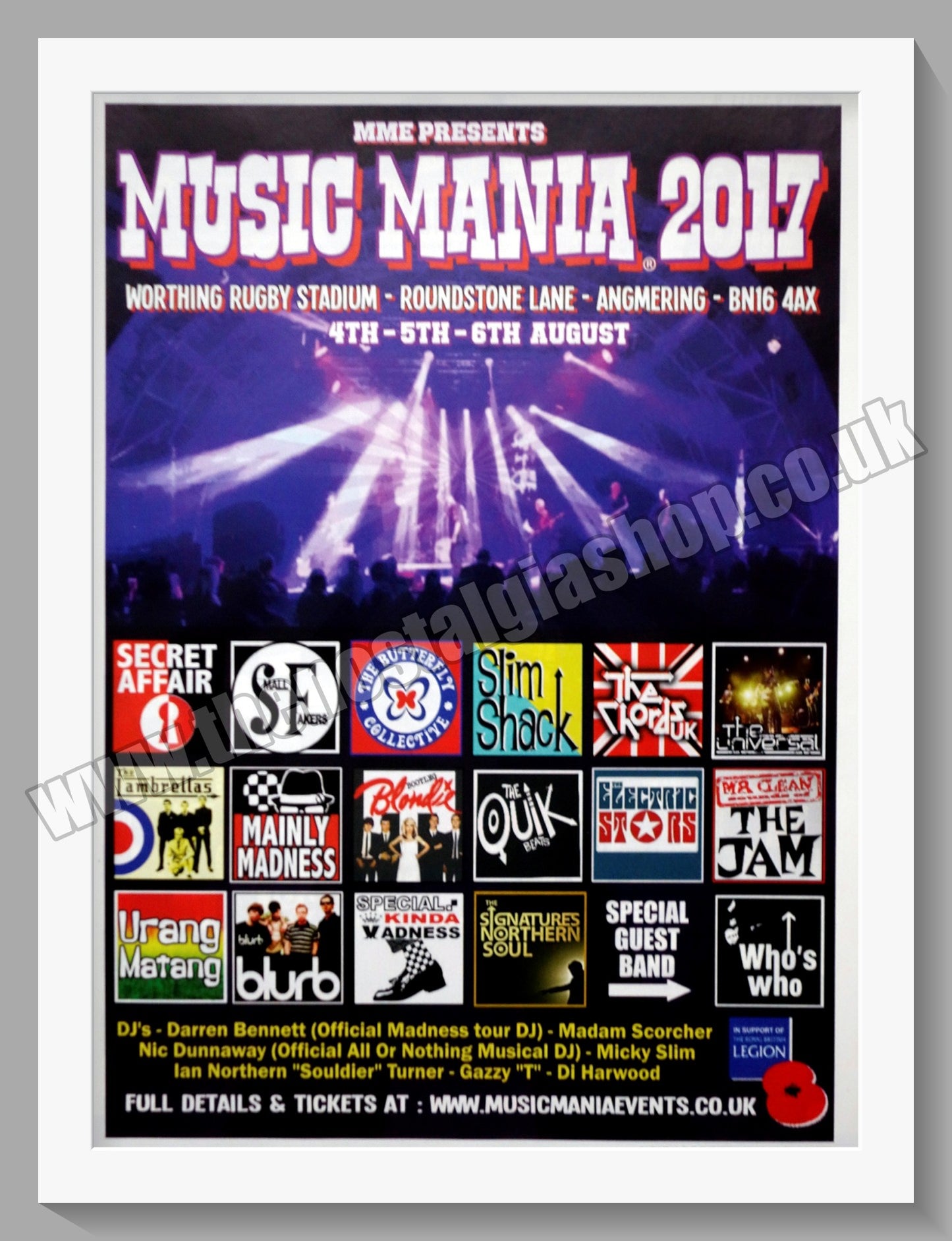 Music Mania 2017 Scooter Weekend. Original Advert (ref AD60270)