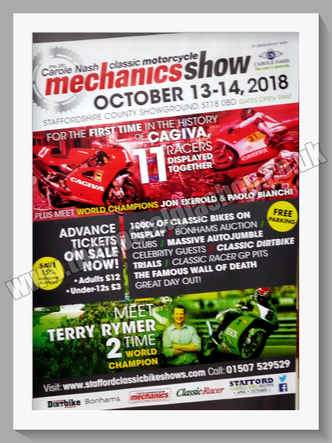 Motorcycle Mechanics Show. 2018. Original Advert (ref AD60328)