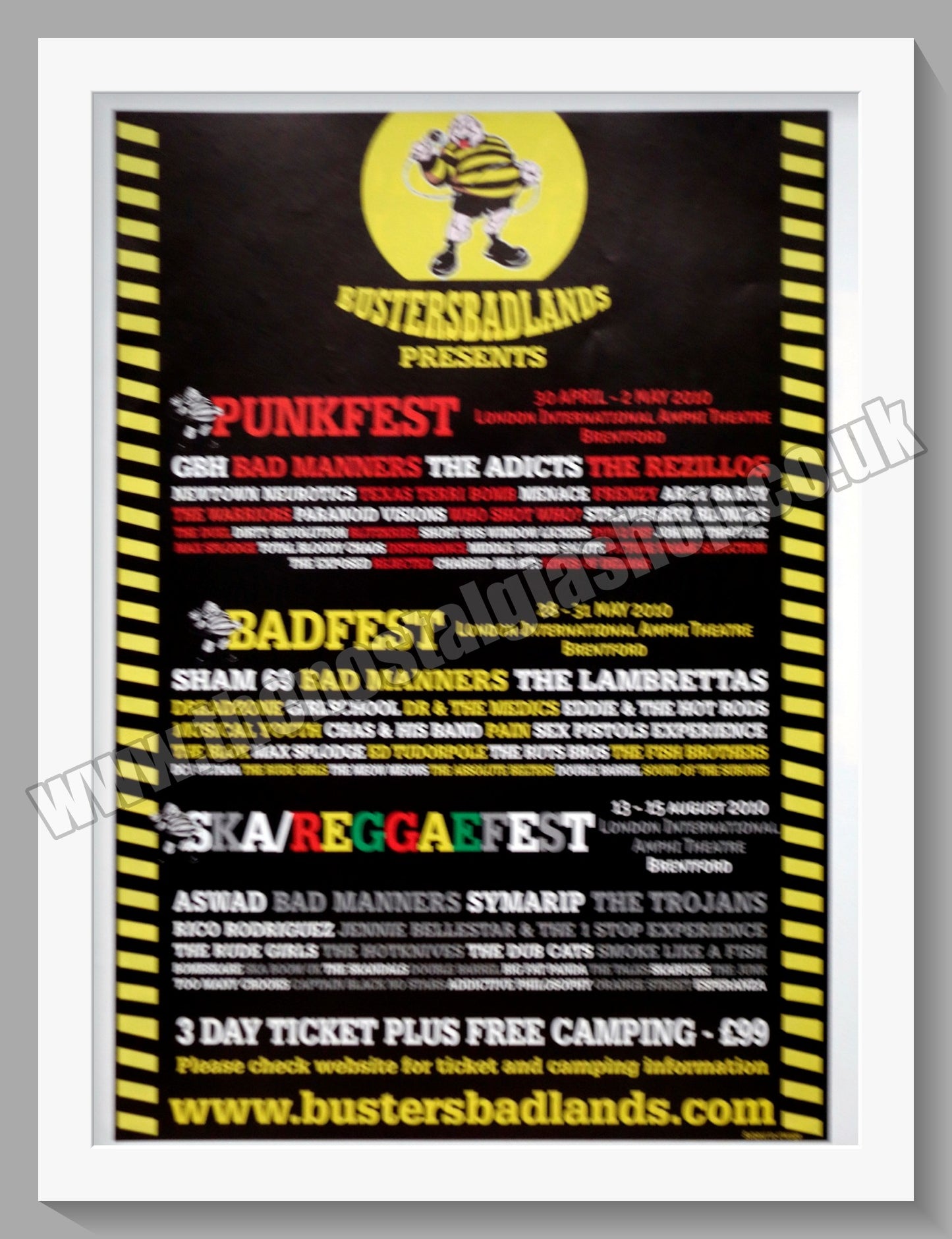 Busterbadlands Shows. Original Vintage Advert 2010 (ref AD60347)