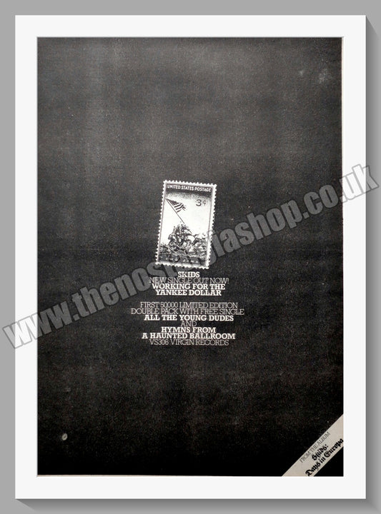 Skids Working For The Yankee Dollar.  Original Advert 1979 (ref AD14925)