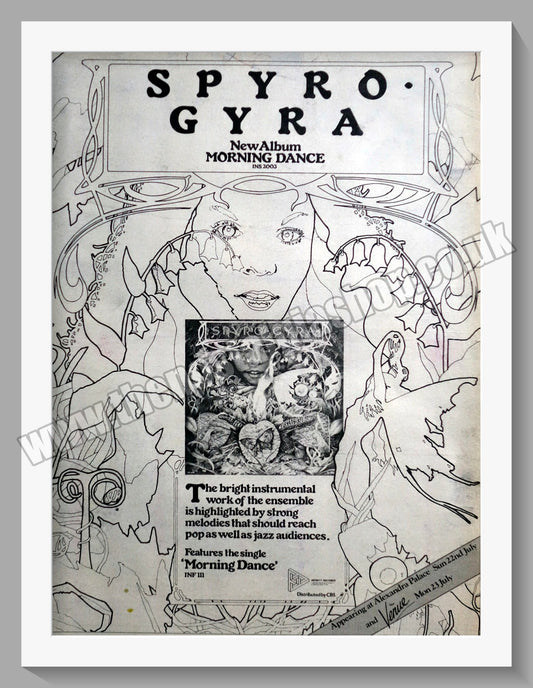 Spyrogyra Morning Dance.  Original Advert 1979 (ref AD14942)