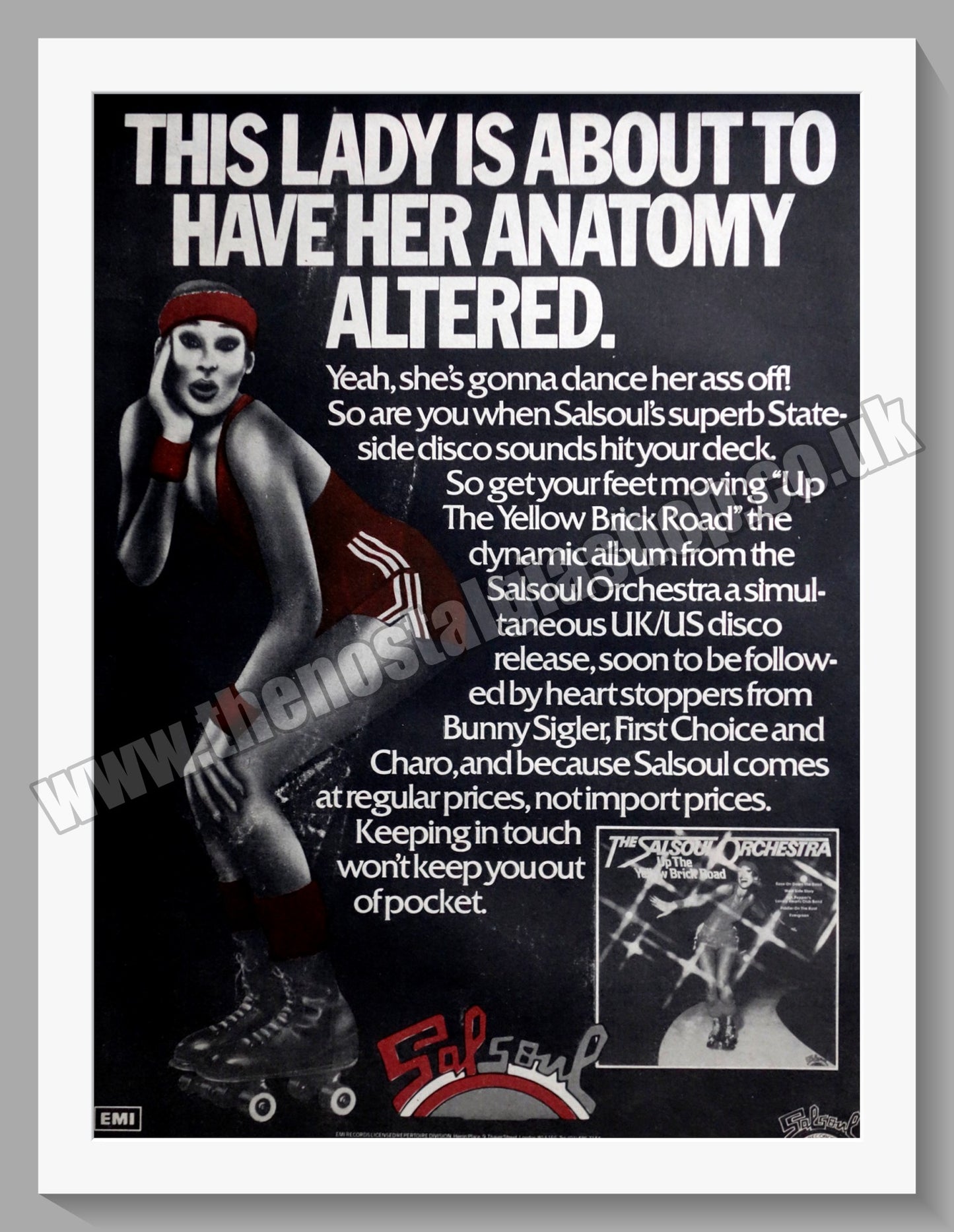 Salsoul Orchestra (The) Up The Yellow Brick Road.  Original Advert 1978 (ref AD14946)