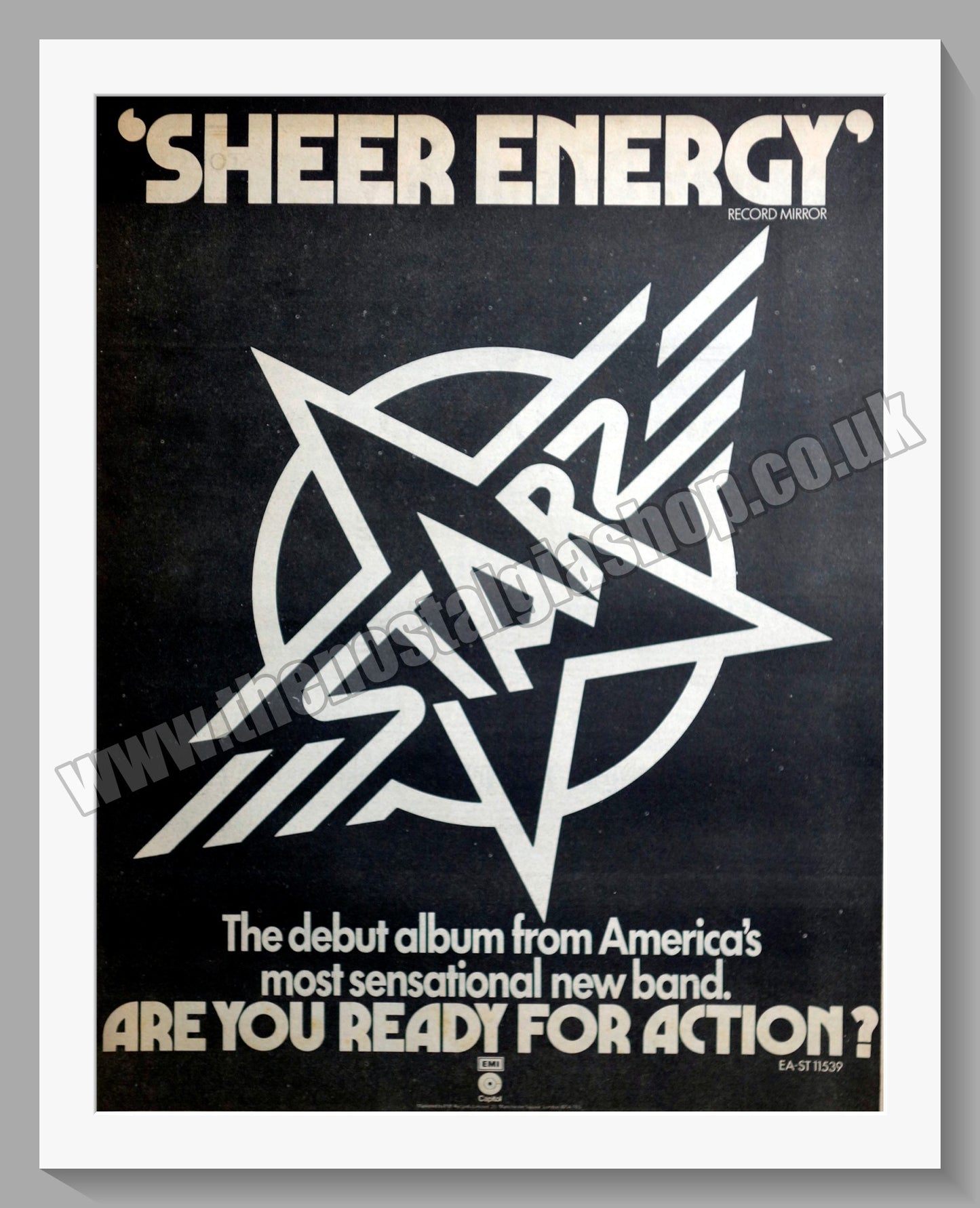 Starz New Album.  Original Advert 1976 (ref AD14954)