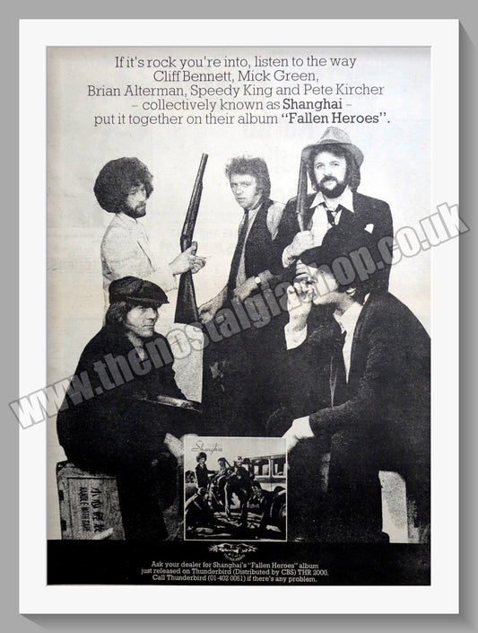 Shanghai Fallen Heroes. Original Advert 1976 (ref AD14970)