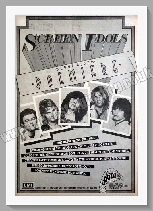 Screen Idols Premiere. Original Advert 1979 (ref AD14997)