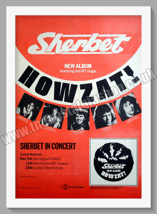Sherbet Howzat. Original Advert 1976 (ref AD15033)