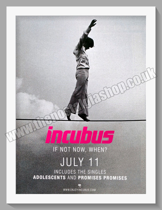 Incubus. If Not Now, When? Original Advert 2011 (ref AD60399)