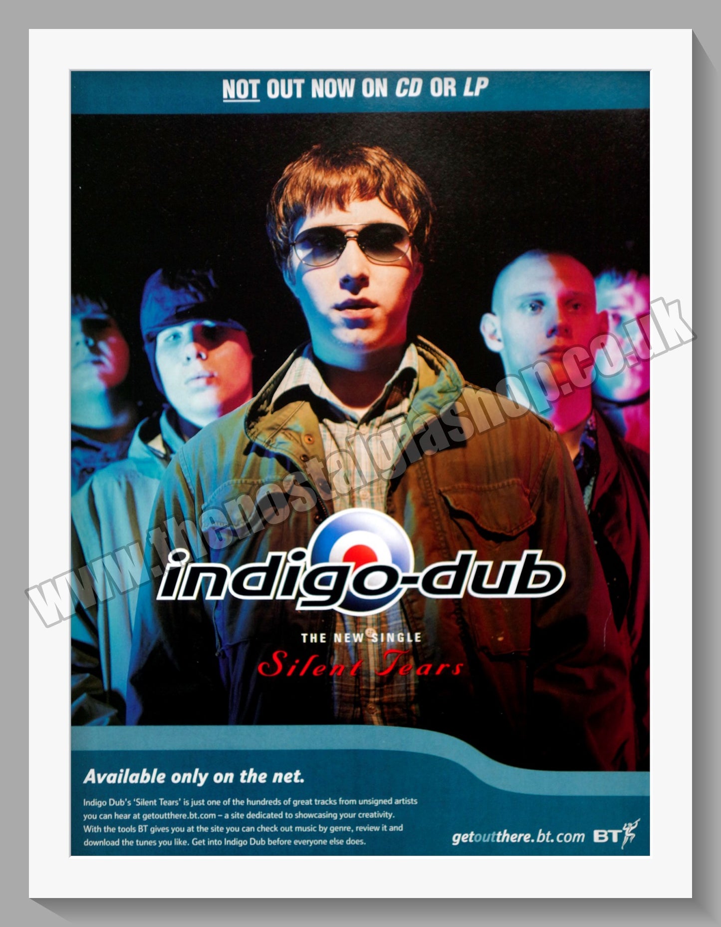 Indigo-Dub. Silent Tears. Original Advert  (ref AD60403)