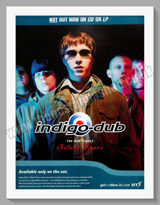 Indigo-Dub. Silent Tears. Original Advert  (ref AD60403)