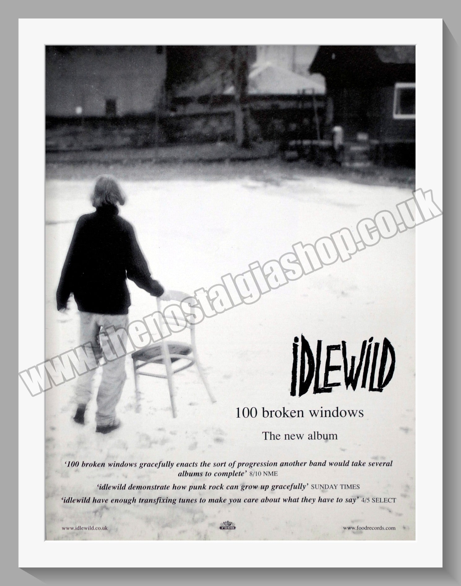 Idlewild. 100 Broken Windows. 2000 Original Advert (ref AD60408) – The ...