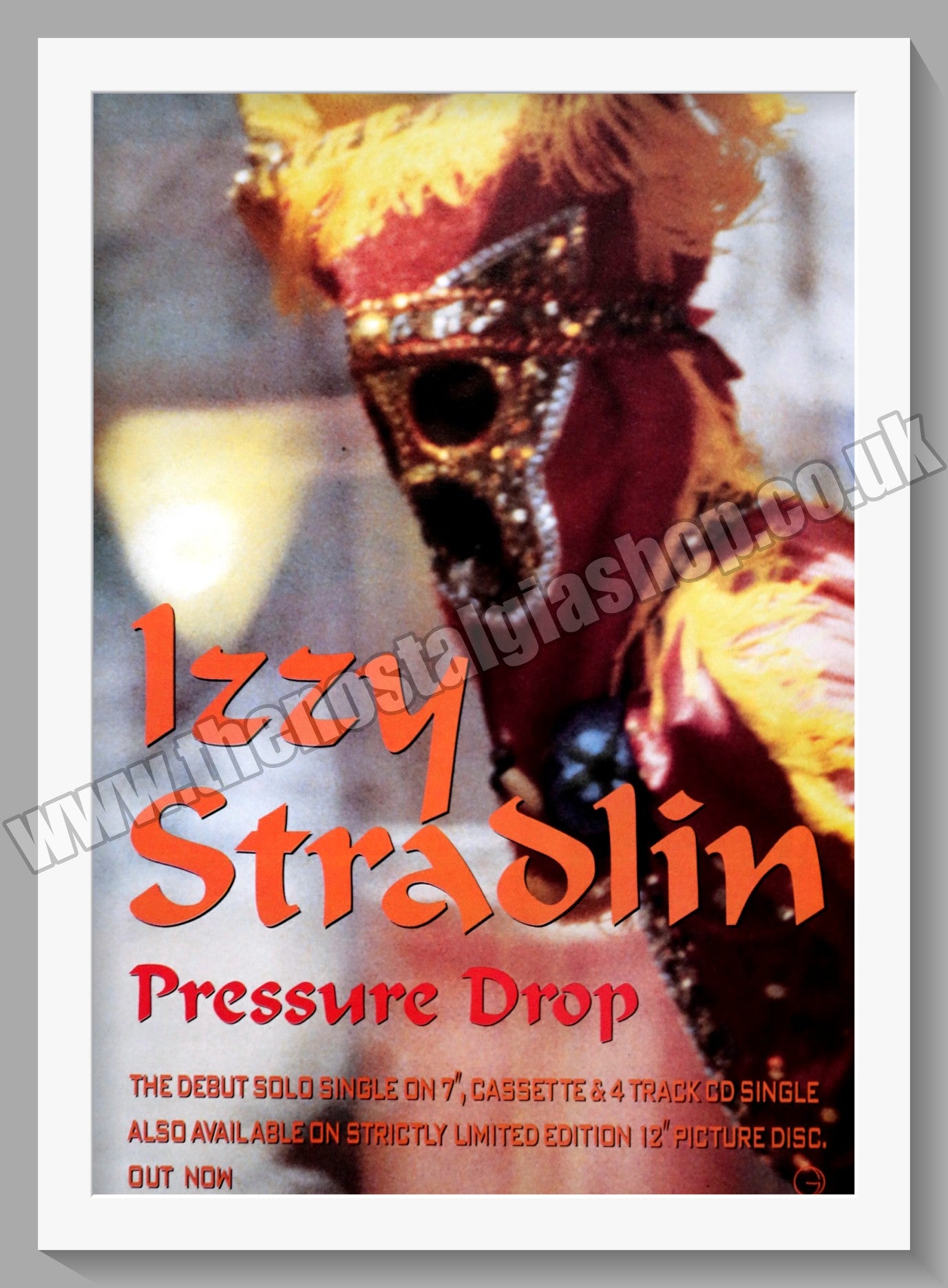 Izzy Stradlin. Pressure Drop. 1992 Original Advert (ref AD60421)