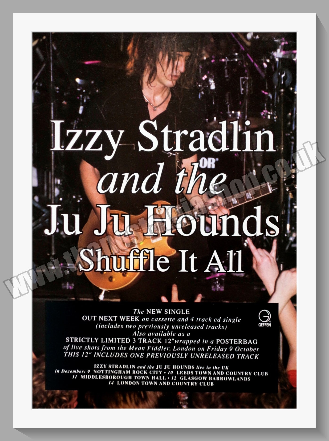 Izzy Stradlin. Shuffle It All. 1992 Original Advert (ref AD60422)