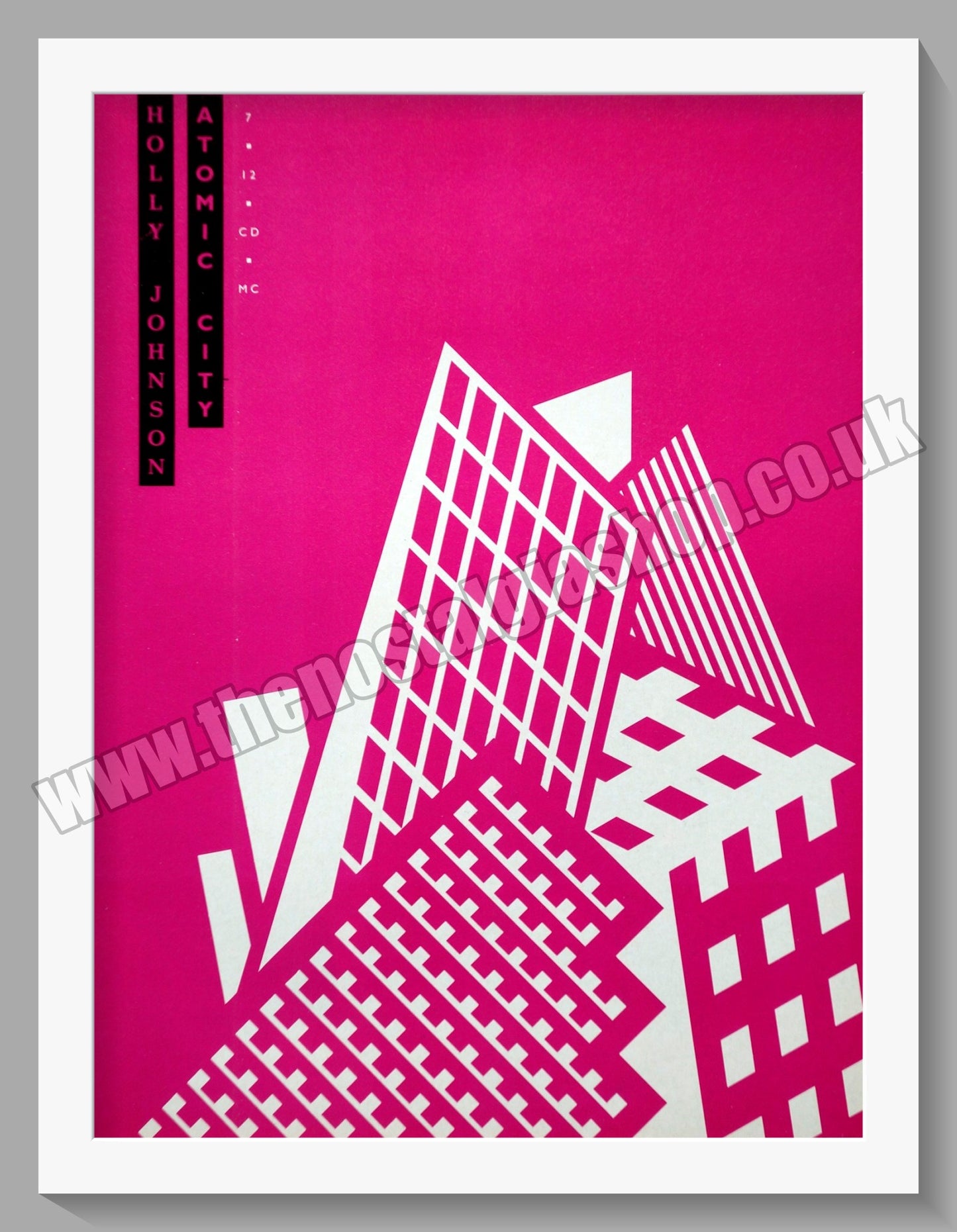 Holly Johnson. Atomic City. Original Vintage Advert 1990 (ref AD60220)