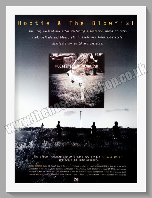 Hootie & The Blowfish. Musical Chairs. Original Vintage Advert 1998 (ref AD60286)