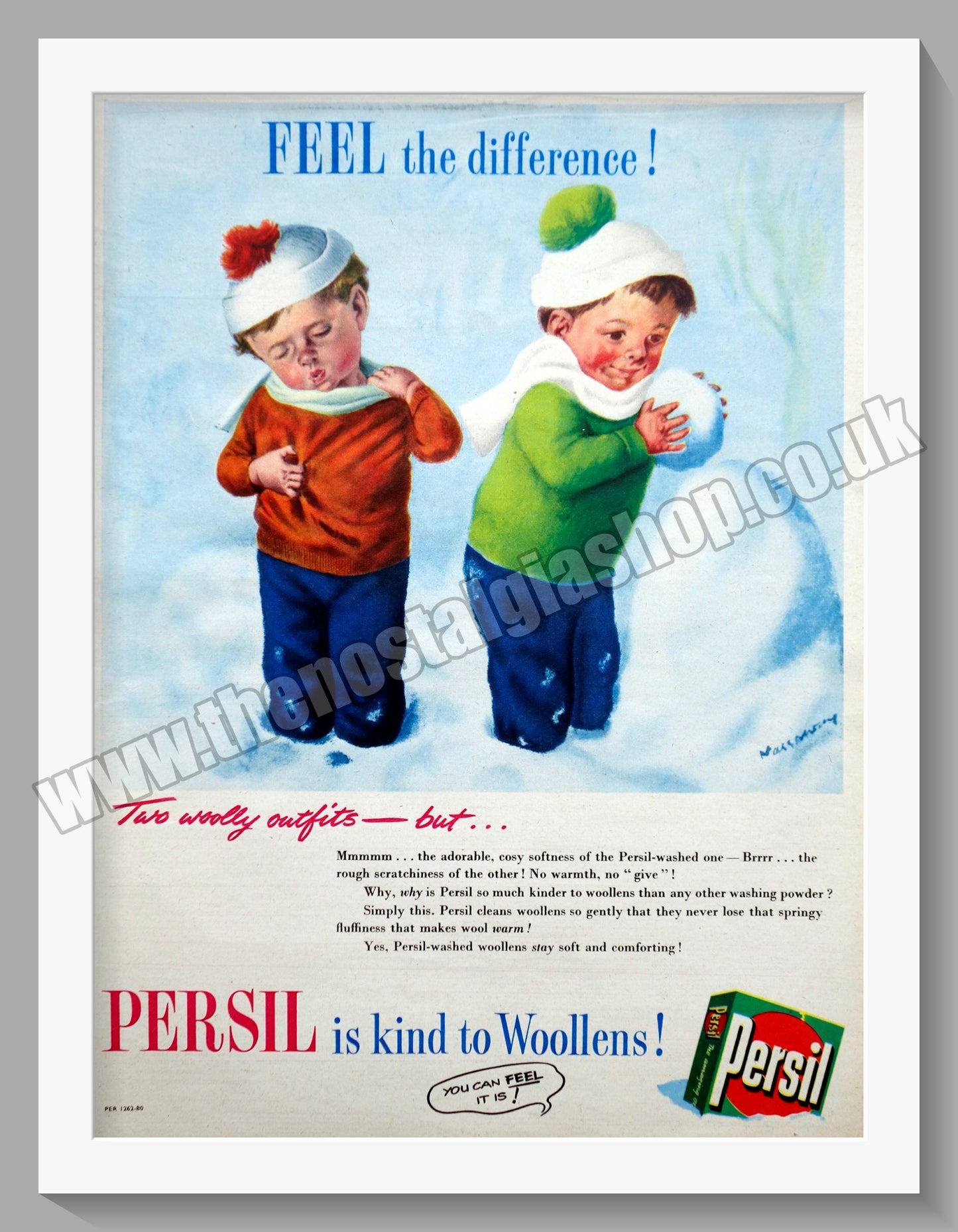 Persil Washing Powder. Original Advert 1952 (ref AD300751)