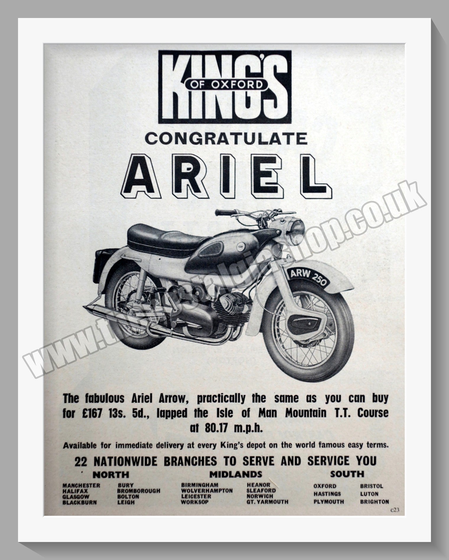 Piezas De La Motocicleta Para 1960 Ariel Arrow - EBay