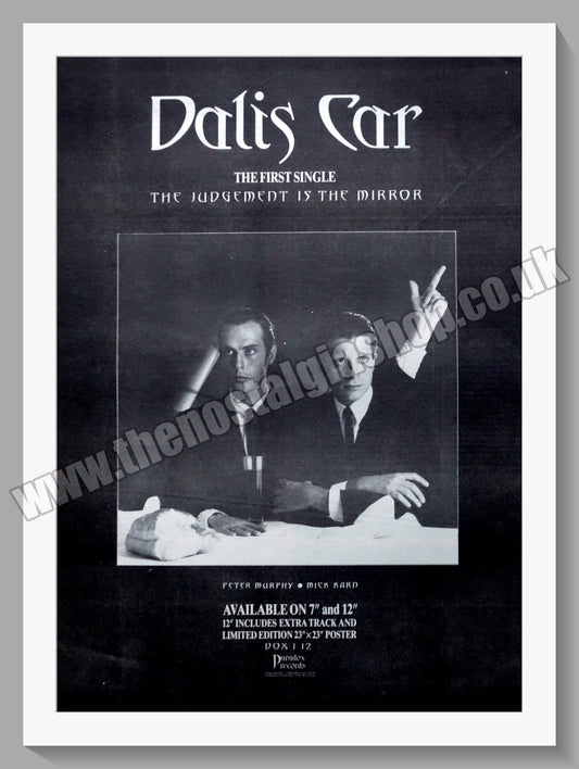 Dalis Car The Judgement Is The Mirror.1984 Large Original Advert (ref AD15148)