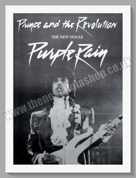 Prince And The Revolution Purple Rain. 1984 Large Original Advert (ref AD15217)