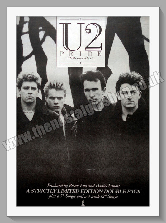 U2 Pride. 1984 Large Original Advert (ref AD15315)