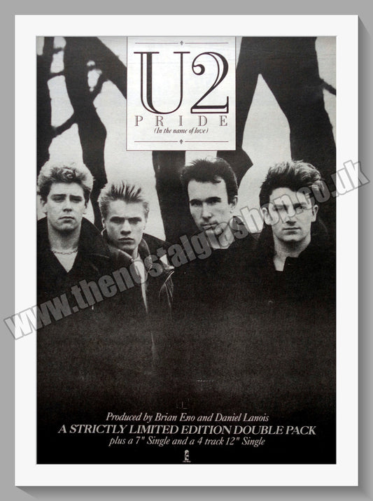 U2 Pride. 1984 Large Original Advert (ref AD15315)