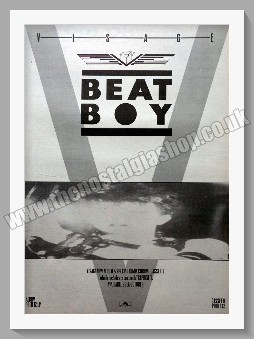 Visage Beat Boy. 1984 Large Original Advert (ref AD15319) – The ...