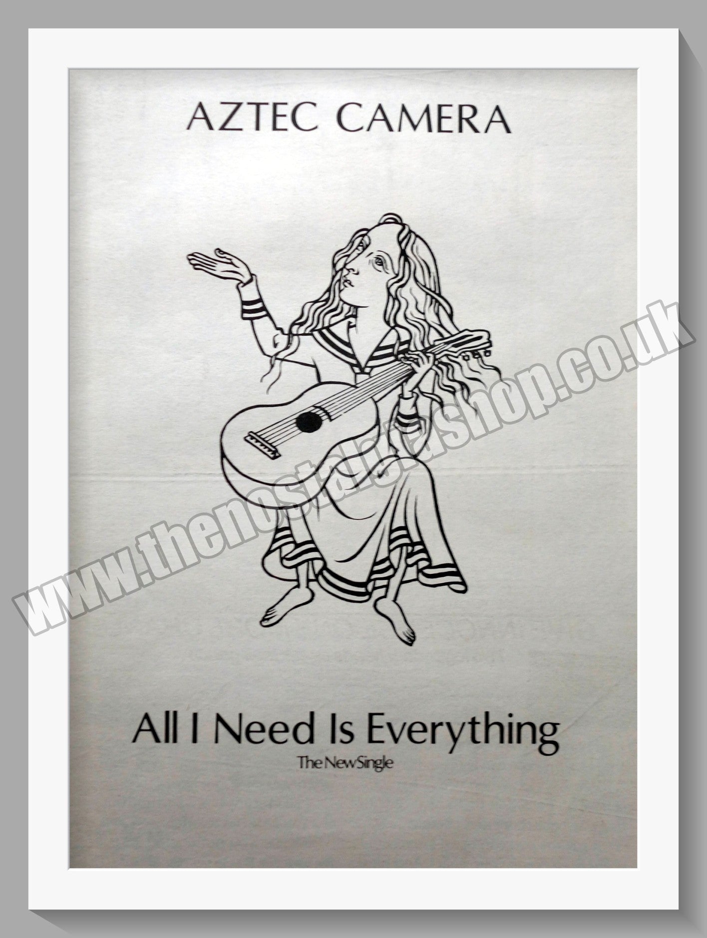 Aztec Camera. All I Need Is Everything. 1984 Original Advert (ref AD15 ...