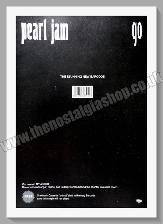 Pearl Jam Go. 1993 Original Advert (ref AD60659)