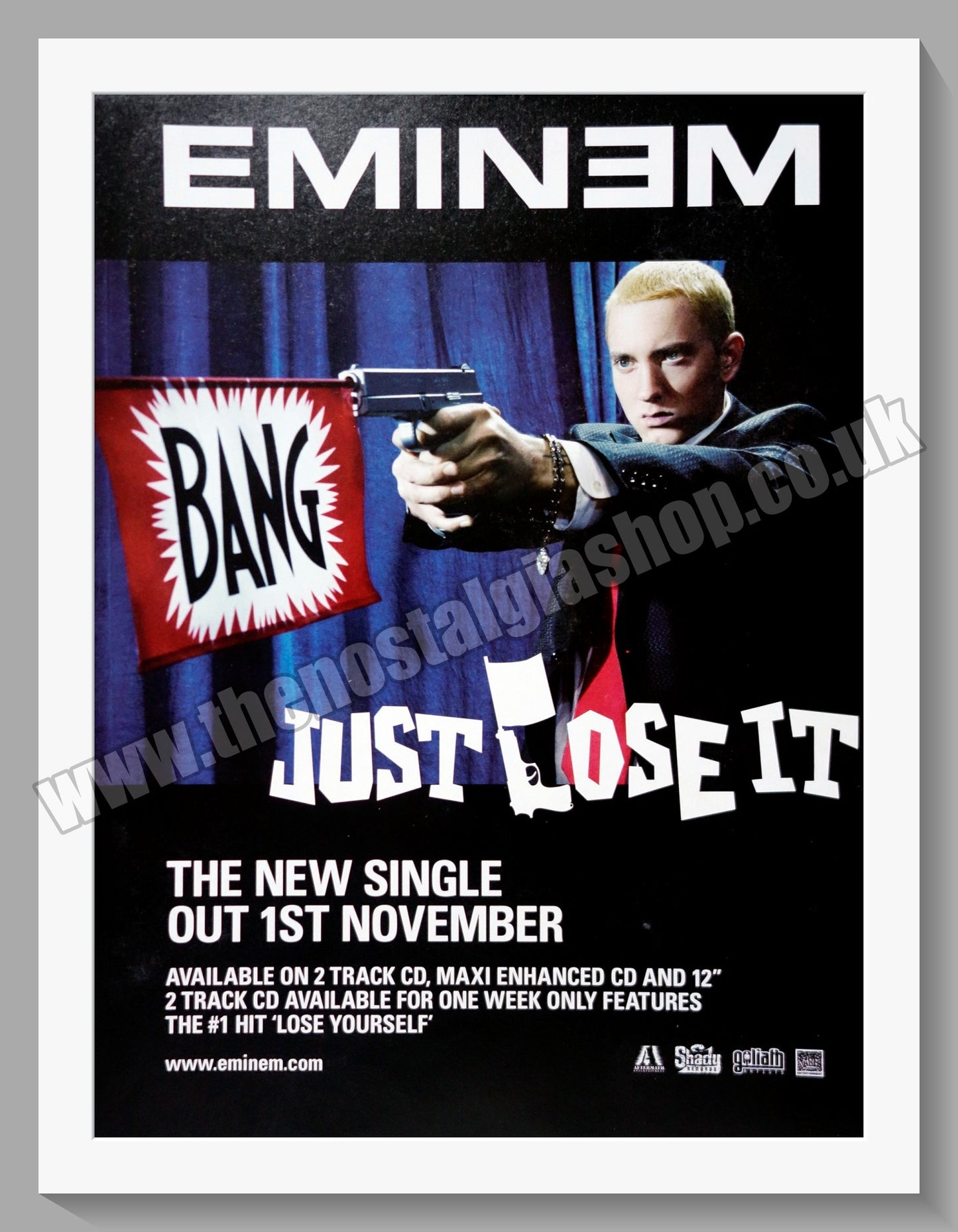 Eminem. Just Lose It. 2004 Original Advert (ref AD60674)