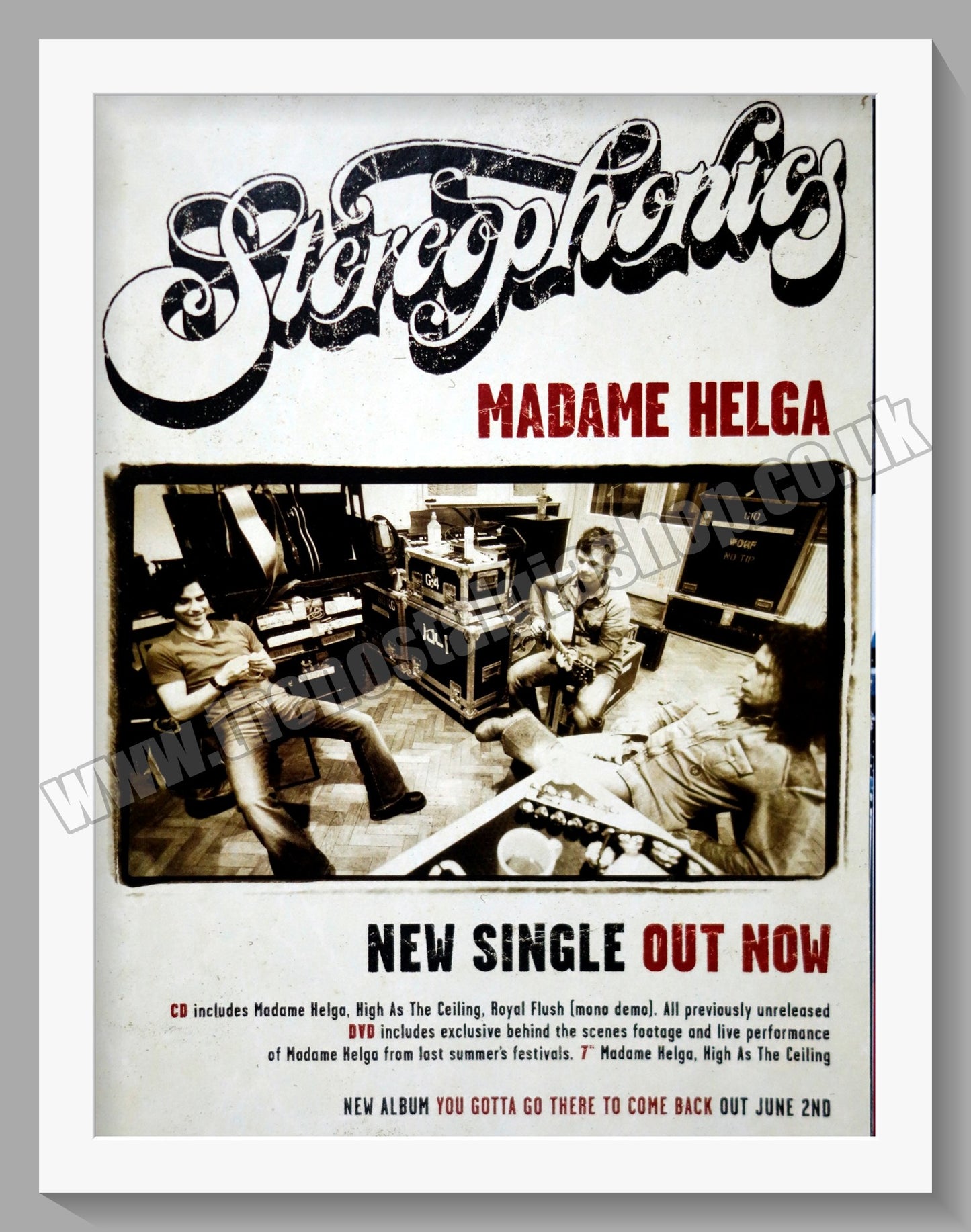 Stereophonics. Madame Helga. 2003 Original Advert (ref AD60765)