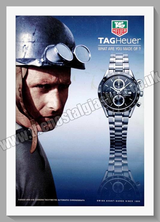 Tag Heuer Carrera Automatic Watch. Original Advert 2005 (ref AD60734)