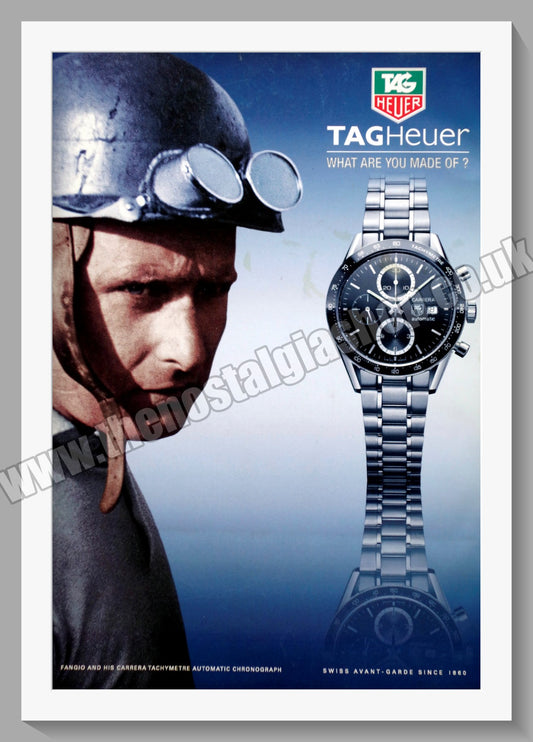Tag Heuer Carrera Automatic Watch. Original Advert 2005 (ref AD60734)