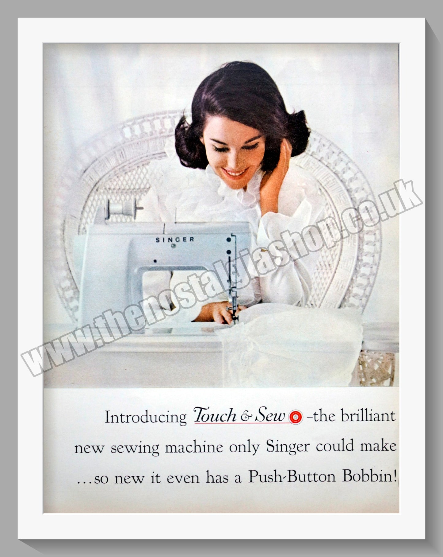 Singer Sewing Machine Original Advert 1964 (ref AD300858)