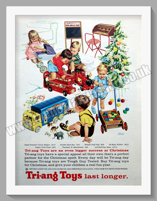 Tri-ang Toys Last Longer. Original Advert 1963 (ref AD300869)