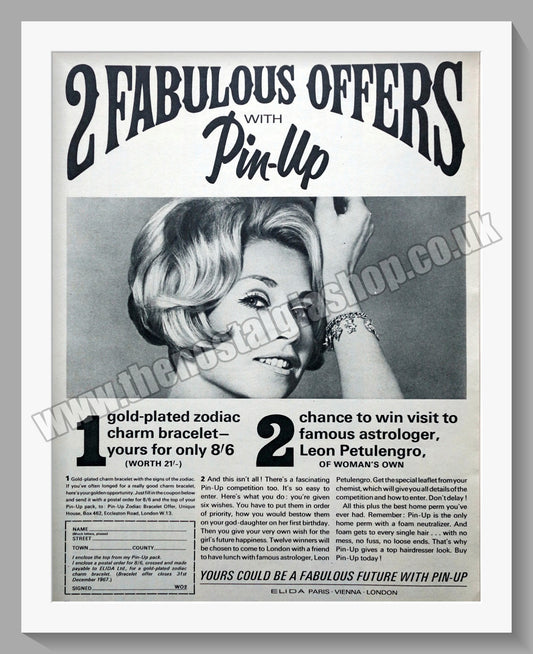 Zodiac Charm Bracelet. Original Advert 1967 (ref AD300892)